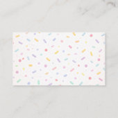 Ice Cream Sprinkle Books for Baby Shower Insert エンクロージャーカード (裏面)