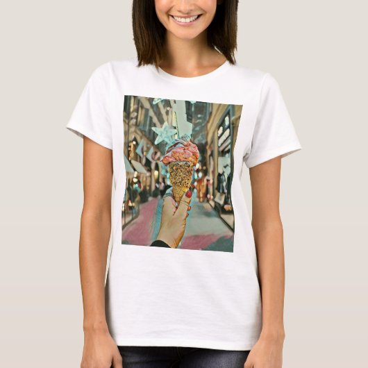 Ice cream sprinkles tシャツ (正面)