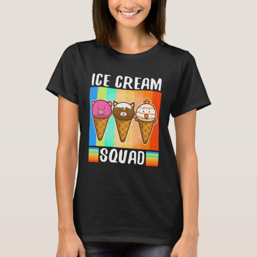 Ice cream squad  2 tシャツ (正面)