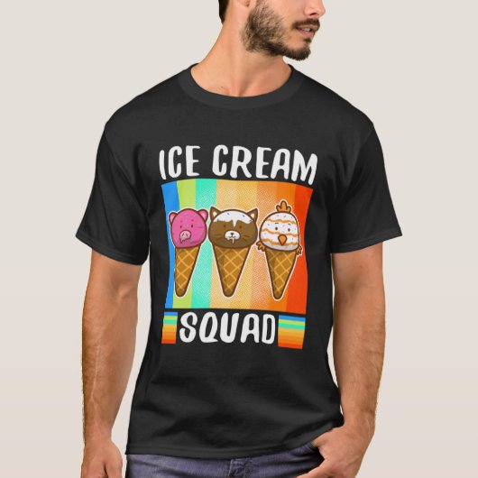 Ice cream squad  2 tシャツ (正面)