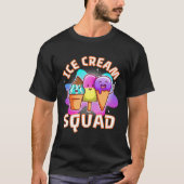 Ice cream squad  4 tシャツ (正面)