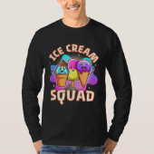 Ice cream squad  4 tシャツ (正面)