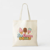 Ice Cream Squad Cute Cartoon Popsicle トートバッグ (裏面)
