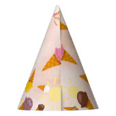 Ice cream summer party  パーティーハット (裏面)