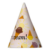 Ice cream summer party  パーティーハット (右)