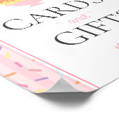 Ice Cream Sundae Heres the Scoop Cards & Gifts ポスター (角)