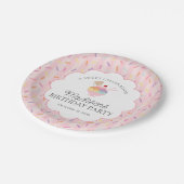 Ice Cream Sundae Heres the Scoop Sweet Birthday ペーパープレート (アングル)