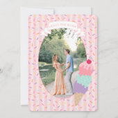 Ice Cream Sundae Scooped Up Sweet Bridal Shower 招待状 (裏面)