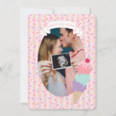 Ice Cream Sundae Sprinkled with Love Baby Shower 招待状 (裏面)