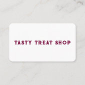 Ice Cream Sweet Popsicle Treats | Desserts  名刺 (正面)