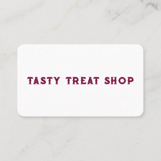 Ice Cream Sweet Popsicle Treats | Desserts  名刺 (正面)