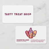 Ice Cream Sweet Popsicle Treats | Desserts  名刺 (正面/裏面)