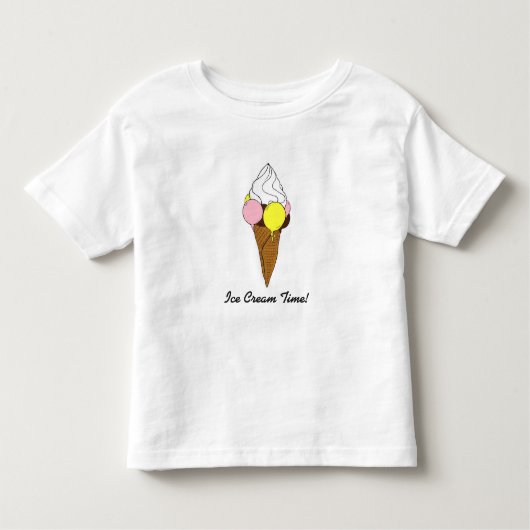 ICE Cream Time Shirt トドラーTシャツ (正面)
