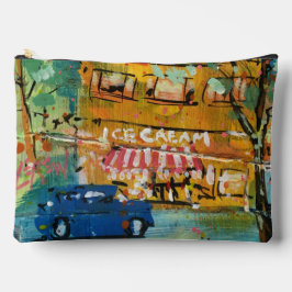 Ice Cream Visit Painting / Artist Larry Lerew アクセサリーポーチ