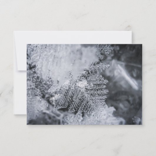 Ice Crystal自然フォトカード (正面)