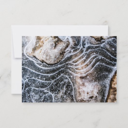 Ice Crystal自然フォトカード (正面)