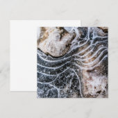 Ice Crystal Nature Photo Card (正面/裏面)