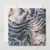 Ice Crystal Nature Photo Card (正面)