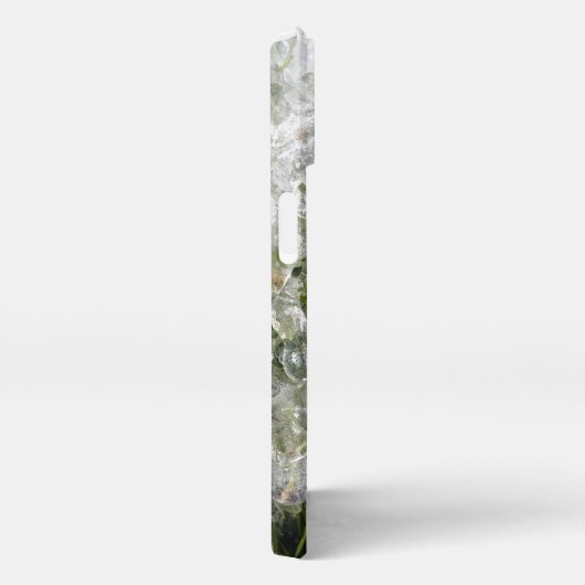 Ice crystals phone case iPhoneケース (右側面)