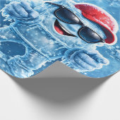 Ice cube man premium wrapping paper ラッピングペーパー (角)