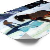 Ice Cutting, Clarence Gagnon  ポスター (角)