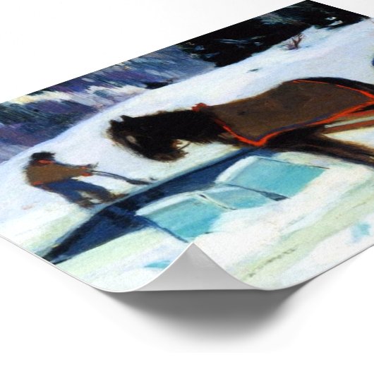 Ice Cutting, Clarence Gagnon ポスター (角)