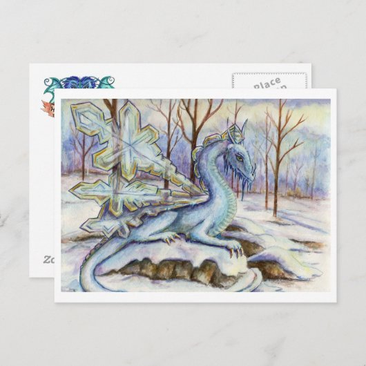 Ice Dragon – ポストカード (正面/裏面)