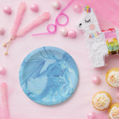 Ice dragon with antlers ペーパープレート (パーティー)