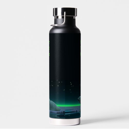 Ice Edge Polar Bear ウォーターボトル (右面)