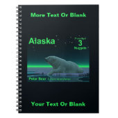 Ice Edge Polar Bear ノートブック (正面)