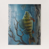 Ice Fishing for Perch ジグソーパズル (縦)