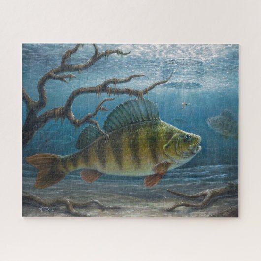 Ice Fishing for Perch ジグソーパズル (横)