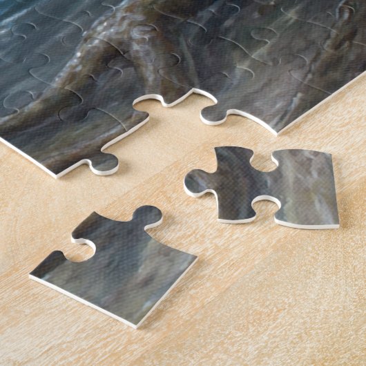 Ice Fishing for Perch ジグソーパズル (側面)