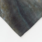 Ice Fishing for Perch フリースブランケット (角)