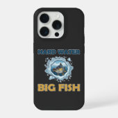Ice Fishing For Walleye Hard Water Big Fish Gift iPhoneケース (裏面)