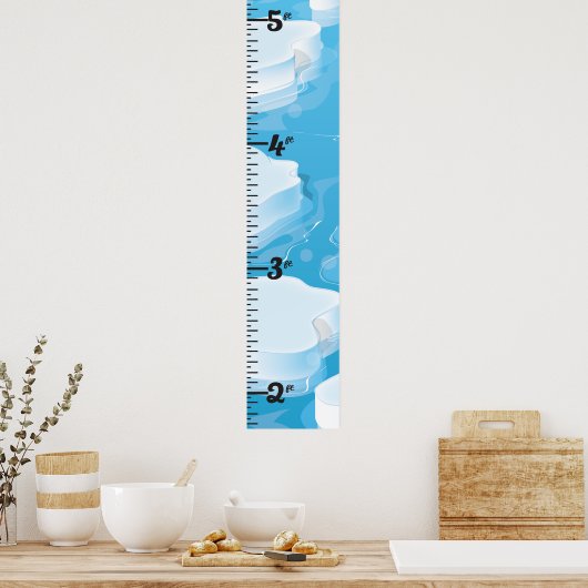 Ice Growth Chart ポスター (キッチン)