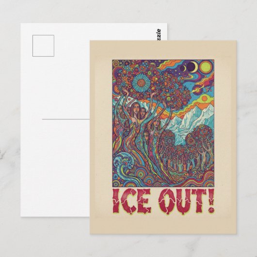 Ice Hippie People Out Protest ポストカード (正面/裏面)