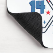 Ice Hockey Fourteen Birthday Boy 14th Party Boys A マウスパッド (コーナー)