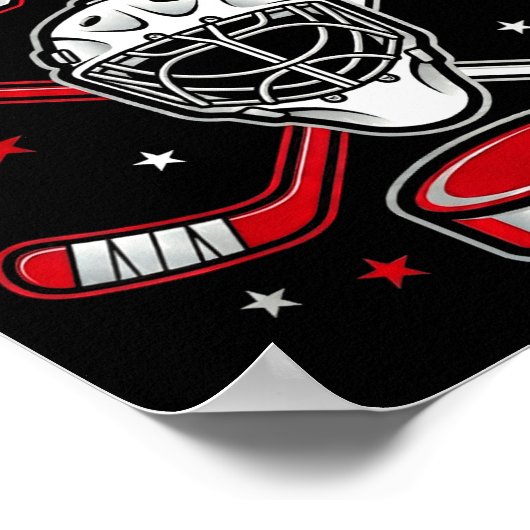 Ice Hockey Funny Feels Like A Penalty Box Kind Of  ポスター (角)