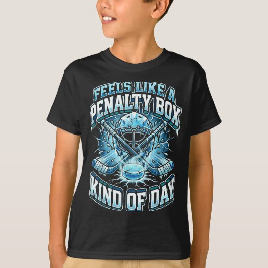 Ice Hockey Funny Feels Like A Penalty Box Kind Of  Tシャツ (正面)