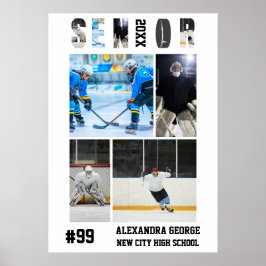Ice Hockey Graduation Senior Night ポスター