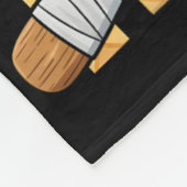 Ice Hockey Ice Cream Drip Boys American Flag Youth フリースブランケット (角)