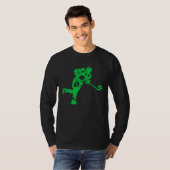 Ice Hockey  Irish Kids Boys Men  St Patricks Day Tシャツ (正面フル)