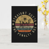 Ice Hockey Player Goalie Jersey Puck Face Mask Tea カード (黄色い花)