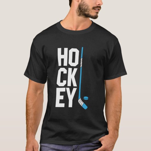 Ice Hockey Player Hockey Son Hockey Tシャツ (正面)