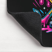 Ice Hockey Player Ice Cream Drip Youth Boys And Gi マウスパッド (コーナー)