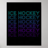 Ice Hockey Retro  ポスター (正面)