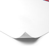 ice hockey rink graphic ポスター (角)