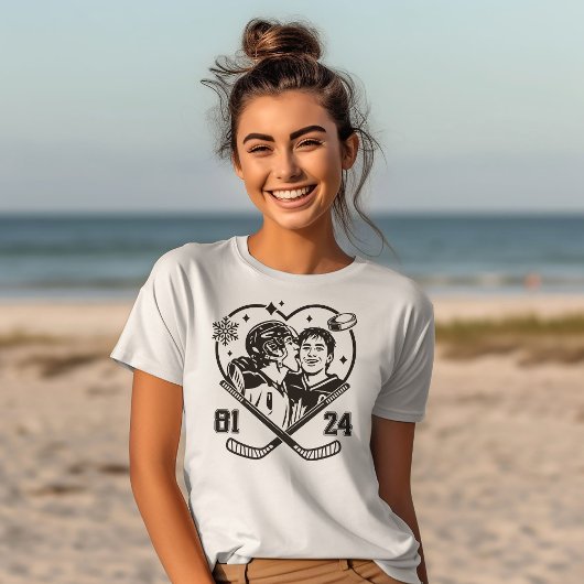 Ice hockey Romance Team Hollanov Shane & Ilya Book Tシャツ