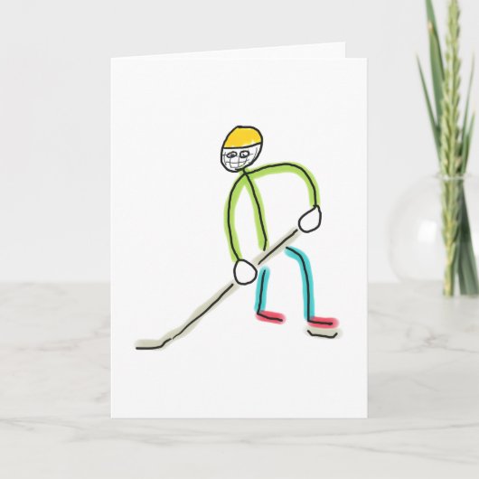 Ice Hockey Stickman カード (正面)